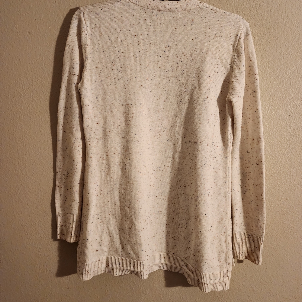 Stitches & Stripes Donegal Speckled Cardigan Women's Open Front Pockets S - Picture 6 of 7